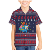 Merry Krampus Christmas Family Matching Mermaid Dress and Hawaiian Shirt Xmas Holiday Patterns - Wonder Print Shop