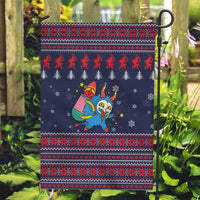 Merry Krampus Christmas Garden Flag Xmas Holiday Patterns - Wonder Print Shop