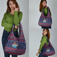 Merry Krampus Christmas Grocery Bag Xmas Holiday Patterns - Wonder Print Shop