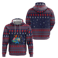 Merry Krampus Christmas Hoodie Xmas Holiday Patterns - Wonder Print Shop