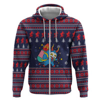 Merry Krampus Christmas Hoodie Xmas Holiday Patterns - Wonder Print Shop
