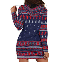 Merry Krampus Christmas Hoodie Dress Xmas Holiday Patterns - Wonder Print Shop