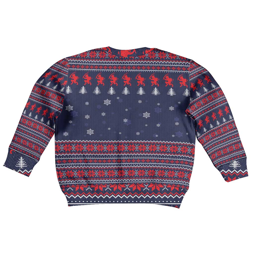 Merry Krampus Christmas Kid Ugly Christmas Sweater Xmas Holiday Patterns - Wonder Print Shop
