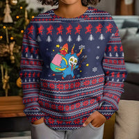 Merry Krampus Christmas Kid Ugly Christmas Sweater Xmas Holiday Patterns - Wonder Print Shop
