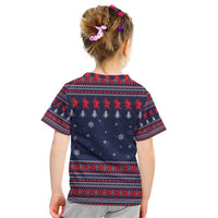 Merry Krampus Christmas Kid T Shirt Xmas Holiday Patterns - Wonder Print Shop