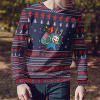 Merry Krampus Christmas Ugly Christmas Sweater Xmas Holiday Patterns - Wonder Print Shop