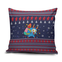 Merry Krampus Christmas Pillow Cover Xmas Holiday Patterns - Wonder Print Shop
