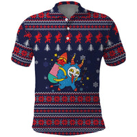 Merry Krampus Christmas Polo Shirt Xmas Holiday Patterns - Wonder Print Shop