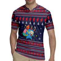 Merry Krampus Christmas Rugby Jersey Xmas Holiday Patterns - Wonder Print Shop