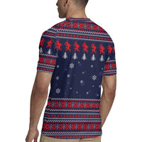 Merry Krampus Christmas Rugby Jersey Xmas Holiday Patterns - Wonder Print Shop