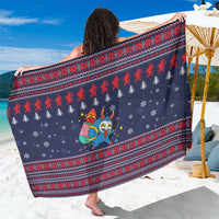 Merry Krampus Christmas Sarong Xmas Holiday Patterns - Wonder Print Shop