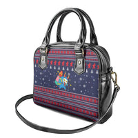 Merry Krampus Christmas Shoulder Handbag Xmas Holiday Patterns - Wonder Print Shop