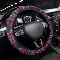 Merry Krampus Christmas Steering Wheel Cover Xmas Holiday Patterns - Wonder Print Shop