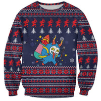 Merry Krampus Christmas Sweatshirt Xmas Holiday Patterns - Wonder Print Shop