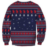 Merry Krampus Christmas Sweatshirt Xmas Holiday Patterns - Wonder Print Shop
