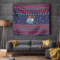 Merry Krampus Christmas Tapestry Xmas Holiday Patterns - Wonder Print Shop