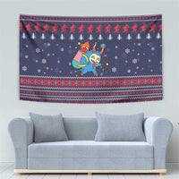 Merry Krampus Christmas Tapestry Xmas Holiday Patterns - Wonder Print Shop
