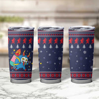 Merry Krampus Christmas Tumbler Cup Xmas Holiday Patterns - Wonder Print Shop