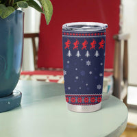 Merry Krampus Christmas Tumbler Cup Xmas Holiday Patterns - Wonder Print Shop