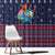 Merry Krampus Christmas Window Curtain Xmas Holiday Patterns - Wonder Print Shop