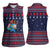 Merry Krampus Christmas Women Sleeveless Polo Shirt Xmas Holiday Patterns - Wonder Print Shop