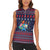 Merry Krampus Christmas Women Sleeveless Polo Shirt Xmas Holiday Patterns - Wonder Print Shop