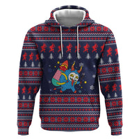 Merry Krampus Christmas Zip Hoodie Xmas Holiday Patterns - Wonder Print Shop
