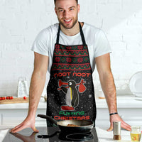 Penguin Tree Christmas Apron Xmas Holiday Patterns - Wonder Print Shop
