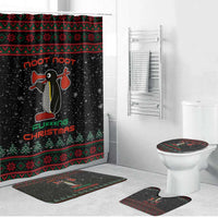Penguin Tree Christmas Bathroom Set Xmas Holiday Patterns - Wonder Print Shop