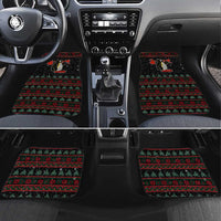 Penguin Tree Christmas Car Mats Xmas Holiday Patterns - Wonder Print Shop