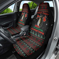 Penguin Tree Christmas Car Seat Cover Xmas Holiday Patterns - Wonder Print Shop