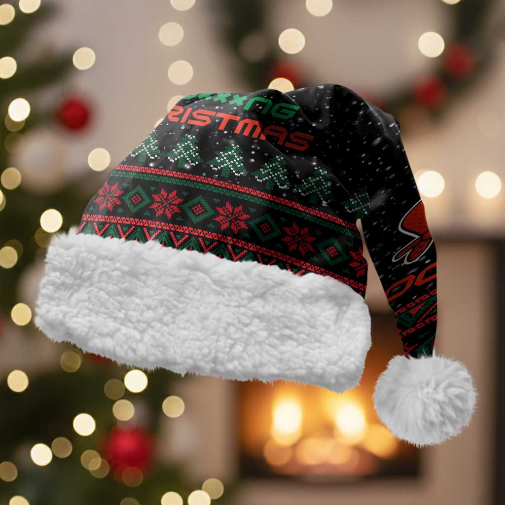 Penguin Tree Christmas Santa Hat Xmas Holiday Patterns - Wonder Print Shop