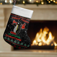 Penguin Tree Christmas Stocking Xmas Holiday Patterns - Wonder Print Shop