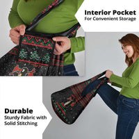 Penguin Tree Christmas Grocery Bag Xmas Holiday Patterns - Wonder Print Shop