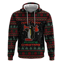 Penguin Tree Christmas Hoodie Xmas Holiday Patterns - Wonder Print Shop