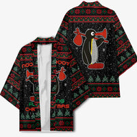 Penguin Tree Christmas Kimono Xmas Holiday Patterns - Wonder Print Shop