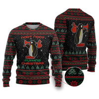 Penguin Tree Christmas Ugly Christmas Sweater Xmas Holiday Patterns - Wonder Print Shop