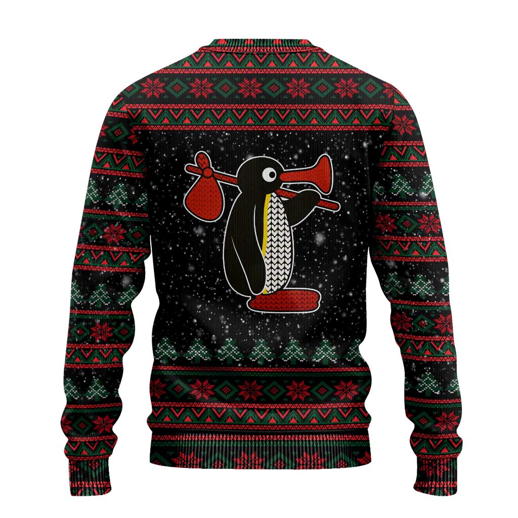 Penguin Tree Christmas Ugly Christmas Sweater Xmas Holiday Patterns - Wonder Print Shop