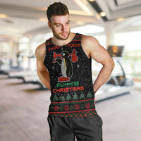 Penguin Tree Christmas Men Tank Top Xmas Holiday Patterns - Wonder Print Shop