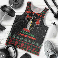 Penguin Tree Christmas Men Tank Top Xmas Holiday Patterns - Wonder Print Shop