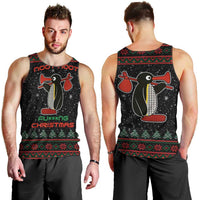 Penguin Tree Christmas Men Tank Top Xmas Holiday Patterns - Wonder Print Shop