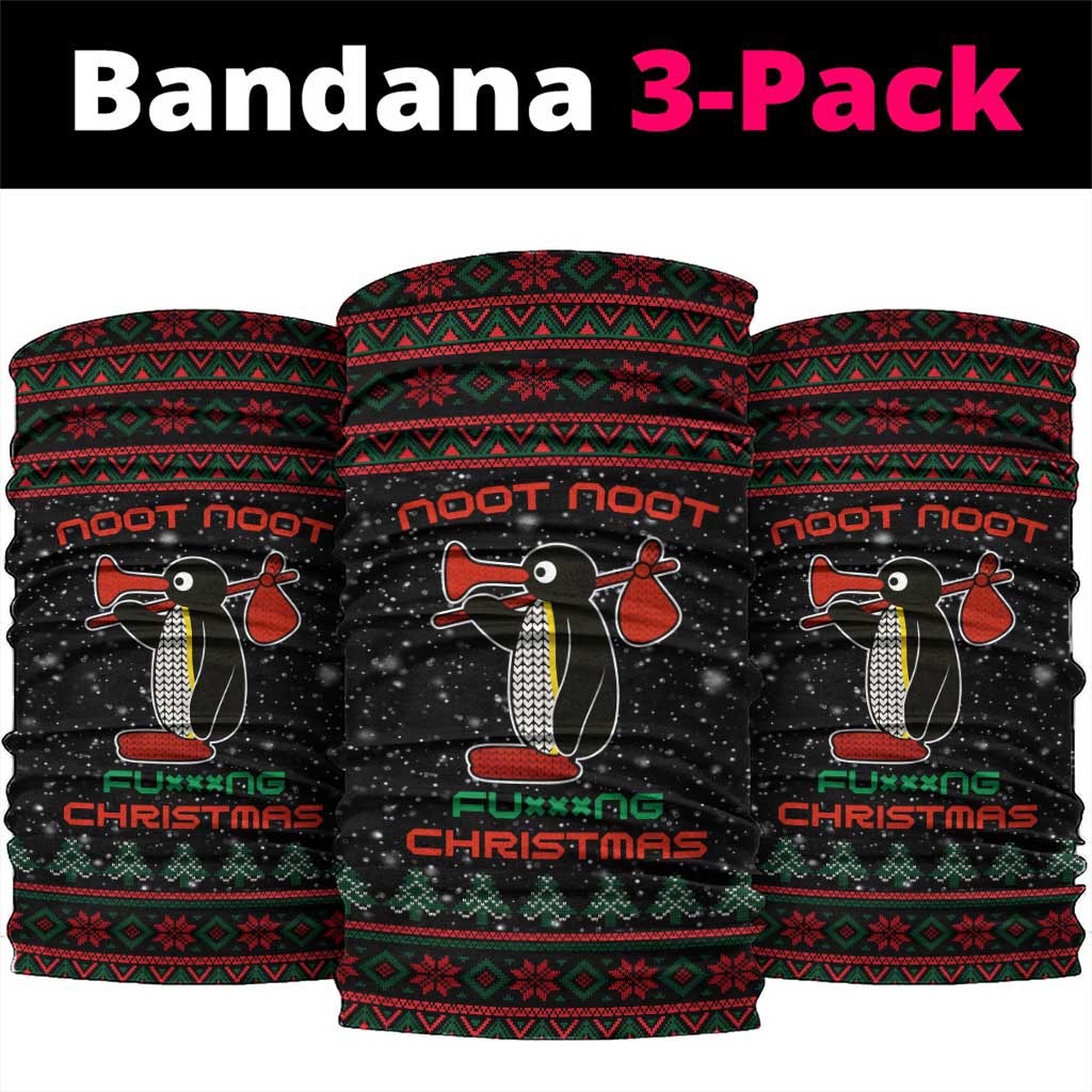 Penguin Tree Christmas Neck Gaiter Xmas Holiday Patterns - Wonder Print Shop