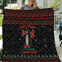 Penguin Tree Christmas Quilt Xmas Holiday Patterns - Wonder Print Shop