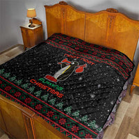 Penguin Tree Christmas Quilt Xmas Holiday Patterns - Wonder Print Shop