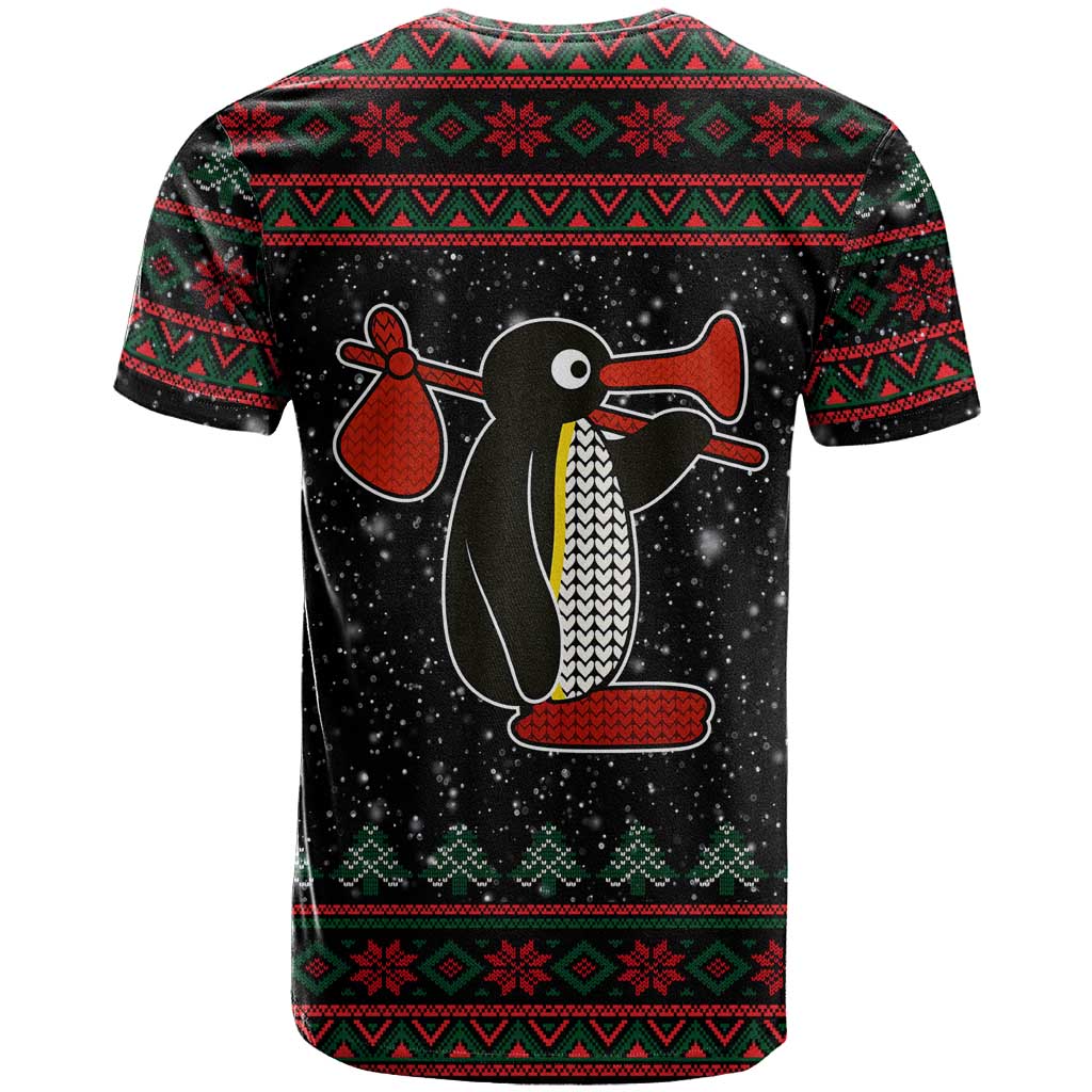 Penguin Tree Christmas T Shirt Xmas Holiday Patterns - Wonder Print Shop
