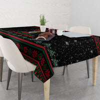 Penguin Tree Christmas Tablecloth Xmas Holiday Patterns - Wonder Print Shop