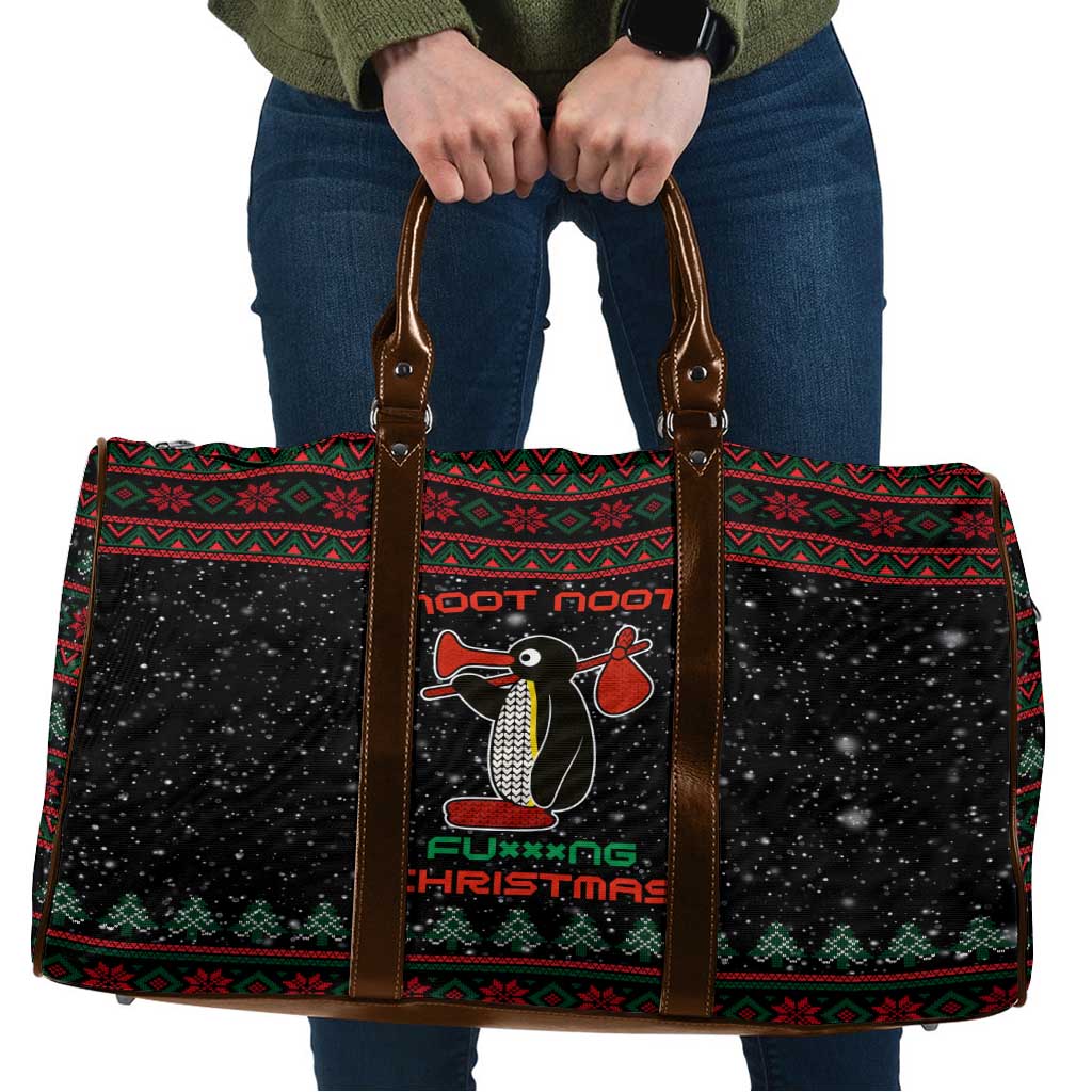 Penguin Tree Christmas Travel Bag Xmas Holiday Patterns - Wonder Print Shop