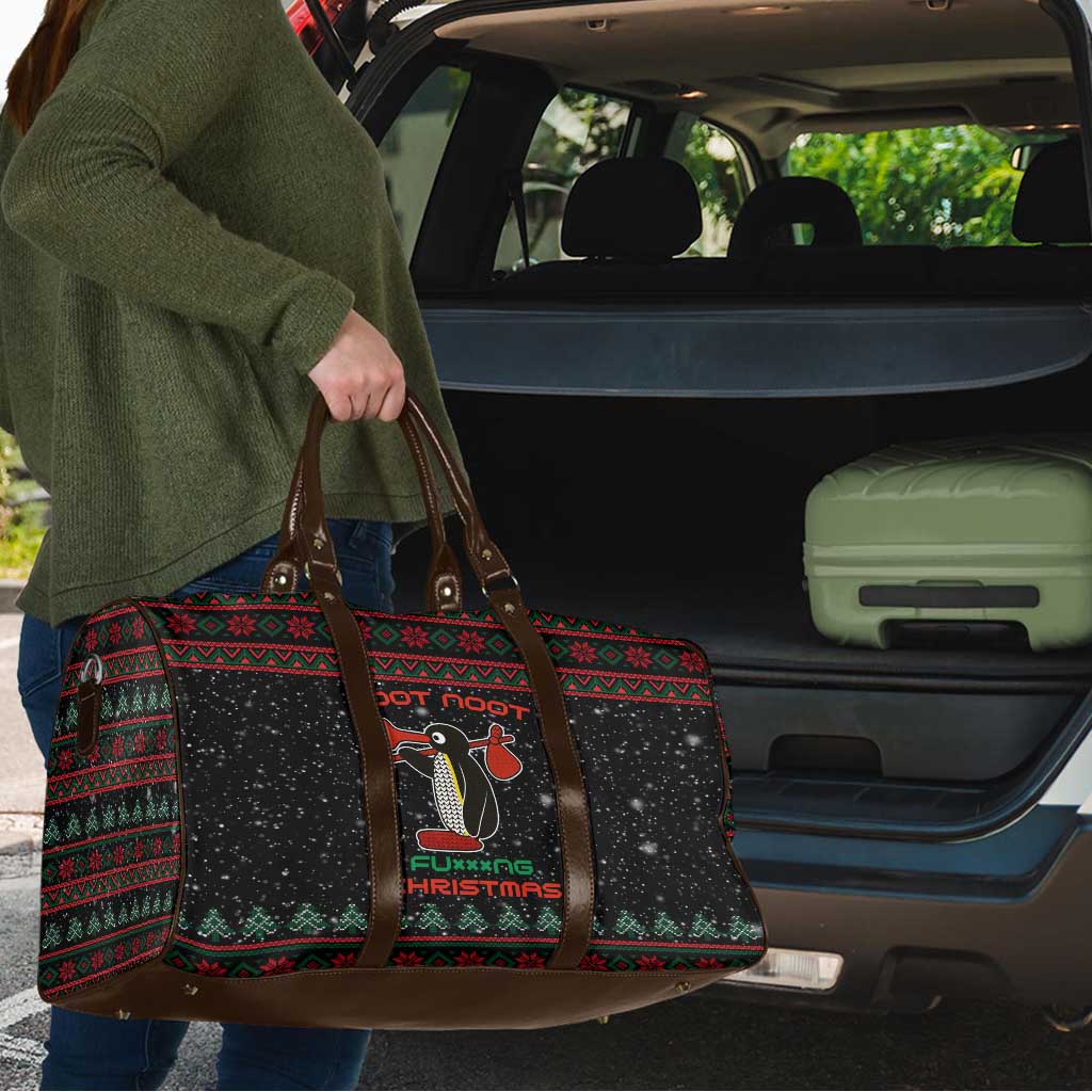 Penguin Tree Christmas Travel Bag Xmas Holiday Patterns - Wonder Print Shop