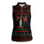 Penguin Tree Christmas Women Sleeveless Polo Shirt Xmas Holiday Patterns - Wonder Print Shop