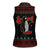 Penguin Tree Christmas Women Sleeveless Polo Shirt Xmas Holiday Patterns - Wonder Print Shop